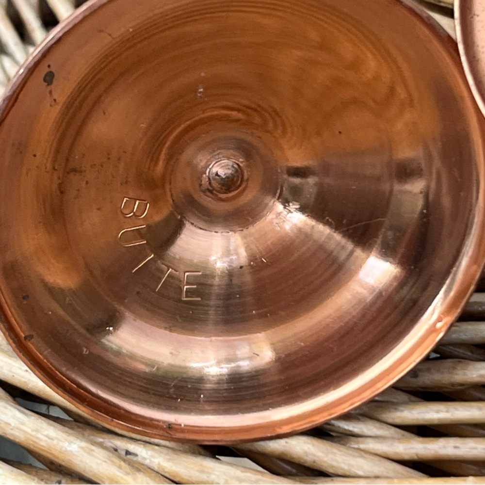 Butte Copper Co. Copper and Glass Candle Holders- Montana, USA - Picture 6 of 10